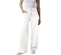 FGUUTYM Women Baggy Jeans, Wide Leg Jeans for Women UK Flared Denim Trousers Stretch Straight Leg Jean Elastic High Waisted Denim Pants Loose Casual Trousers Travel Work Office Jean with Pockets