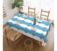 Fgwaauh Flag Of San Marino Rectangle Tablecloth Waterproof Table Cloth Stain Wrinkle Resistant Washable 54 X 72 Inch
