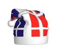 Fgwaauh French Flag Santa Hat, Christmas Hat,For Xmas New Year Christmas Party, Christmas New Year Festive Holiday Party Supplies