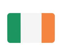 Fgwaauh Irish Flag Diatomaceous Earth Shower Mat, Non-Slip Super Absorbent Quick Drying Bathroom Floor Mat