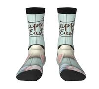 Fgwaauh Lovely Easter Rabbit Colors Eggs Bunny Fashion Breathable Printedboot Socks, Cute Socks For Men Women,Running Socks