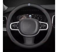 FGXBD Car Steering Wheel Covers for Volvo XC60 XC 60, Comfortable Breathable Microfiber Leather Anti Slip Car Steering Wheel Protector,normal-B