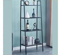 FGXHHS Kitchen Shelf Storage, Freestanding Utility Storage Rack Workstation Suitable For Living Room Home Office (Color : Black, Size 61x35x144cm)