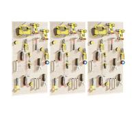 FGXHHS Metal Pegboard Wall Panels, Modular Organizer Kit with Hooks, Heavy Duty Tool Storage Racks for Walls, Garage, Workbench