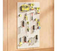 FGXHHS Modular Wall Organizer Panels with Hooks for Garage, Kitchen, and Office Storage