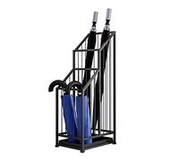 FGXHHS Umbrella Metal Stand at the Entrance Home Storage Rack Office Bucket Lobby Organise/A-Black