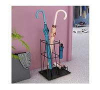 FGXHHS Umbrella Stand Racks Indoor Iron Holder For 16 Umbrellas, Drain Rack At The Entrance Of Hotel Corridor In Home Office, 25x33x44cm (Color : Black)