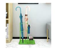 FGXHHS Umbrella Stand Racks Indoor Iron Holder For 16 Umbrellas, Drain Rack At The Entrance Of Hotel Corridor In Home Office, 25x33x44cm (Color : Green)