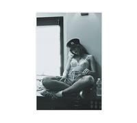 fgxmne Exclusive Art Gorgeous Sexy Young Singer Addison Rae Aesthetic Portrait Poster 1 Canvas Poster Wall Art Decor Print Picture Paintings for Living Room Bedroom Decoration 12x18inch(30x45cm)