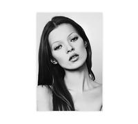 fgxmne Exclusive Art Iconic Fashion Muse Kate Model Moss Portrait Poster 3 Canvas Poster Bedroom Decor Landscape Office Room Decor Gift 08x12inch(20x30cm)