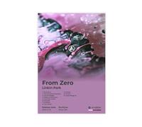 fgxmne Linkin Poster LP Park Vintage Rock Band Music Album From Zero Cover Tracklist Fans Gift Room Decor Canvas Poster Bedroom Decor Landscape Office Room Decor Gift 12x18inch(30x45cm)