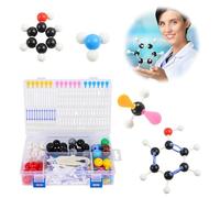 FGXY 304pcs Molecular Model Kit, Chemistry Molecular Model, Organic And Inorganic Chemistry Molecular Structure Model, Suitable For Students From 7th Grade To Graduate School (Over 12 Years Old)