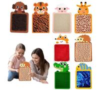 FGXY 8pcs Sensory Mat Toy Kit，Sensory Mats for Autistic Children Sensory Walls Early Sensory Exercise Sensory Disorder Toys for Tactile Play Presents Gifts for Newborn (Animal)