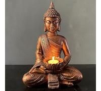 FGXY Feng Shui Meditation Buddha Statue, Meditating Buddha Ornament figurine, Buddha Craft, Zen Garden buddha Statue sculpture, for Home Decoration Table Ornament