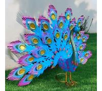 FGXY Garden Ornaments, Outdoor Standing Metal Peacock, Garden Statues, Large Garden Ornaments, Birds Garden Ornament Sculpture, Unique Home Gifts, Suitable For Courtyards Balconies Yards And Lawns