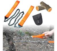 FGXY Pocket Hand Chainsaw, Camping Hand ChainSaw Portable Pocket Camping Tool Chain Saw Emergency Saw, Outdoor Emergency Cutting Chain Saw, for Camping, Outdoor Survival, Wood Cutting