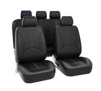 FGYLS Car Seat Covers for Hyundai Bayon Ioniq 5 NE Ioniq AE Hatchback Sedan 5Seats,Comfortable and Breathable Washable Fabric Car Seat Covers Front Seats and Rear Seat Car Seat Covers,Black