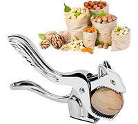 FGYZYP Heavy Duty Nut Cracker Tool, Squirrel Shape Pecan Walnut Clip Walnut Pliers Chestnut Clip, Multifunctional Handheld Zinc Alloy Nutcracker Opener for Dried Fruit Hazelnut Almond Brazil Nut