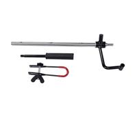 FGZCMLDPU 20 Inch for Ice Fishing Drill, Alloy Steel Ice Drill Extension Bar with Handle and Electric Drill Connector, Durable and Lightweight Tool for Extending Ice Fishing Bi