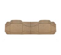 FH Group Car Floor Mats - Heavy-Duty Rubber Floor Mats for Cars, Universal Fit Rear Set, Trimmable Automotive Floor Mats, Climaproof Floor Mats for Most Sedan, SUV, Truck Floor Mats Beige