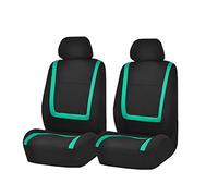 FH GROUP Car Seat Covers Front Set in Cloth - Car Seat Covers for Low Back Car Seats with Removable Headrest,Universal Fit,Automotive Seat Covers,Washable Car Seat Cover for SUV,Sedan,Van Mint