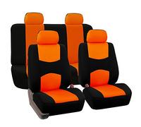 FH GROUP Car Seat Covers, Full Set, Orange