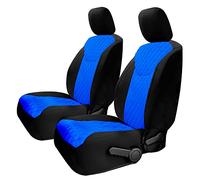 FH GROUP Custom Fit Seat Covers for Jeep Wrangler JK 4 Door for Years 2007-2018 Neoprene and Neosupreme Front Set Seat Covers Water Resistant Blue