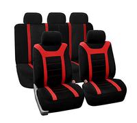 FH GROUP FB070RED115 Full Set of Car Seat Covers for Sports Cars Red Set of 11