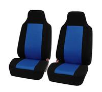 FH GROUP FB102BLUE102 Blue Classic Cloth 3D Air Mesh Front Set Bucket Auto Seat Cover, Set of 2