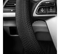 FH Group Universal Fit Silicone Snake Pattern with Massaging Grip Steering Wheel Cover Fits Most Cars, SUVs, Trucks, and Vans Black