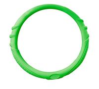 FH Group Universal Fit Silicone with Grip and Pattern Massaging Grip Steering Wheel Cover fits most Cars, SUVs, Trucks, and Vans Green