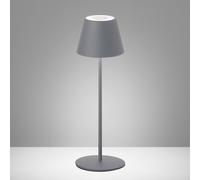 FH Lighting Cosenza LED outdoor table, battery RGBW sand grey