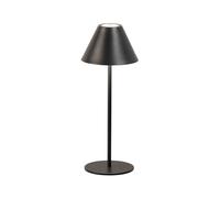 FH Lighting Kano LED rechargeable table lamp, black, dimmable, adjustable, IP54