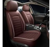 FHBPCPP Car Seat Covers Front Pair, Compatible with Mitsubishi ASX 308 Eclipse Roadster Cross Grandis Montero Sport Outlander PHEV, Car Seat Cover Set Fitting Set Of 2 Seat Protectors,E Brown