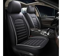 FHBPCPP Car Seat Covers Front Pair, Compatible with Mitsubishi Outlander 2005-2022, Car Seat Cover Set Fitting Set Of 2 Seat Protectors,B Black White