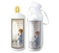 FHC First Holy Communion White Candle Boys 1st Communion Gifts Boys