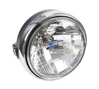 FHCBUTAE 12V 35W P43T Round Crystal LED Motorcycles Headlight For ZX400 Front Headlight