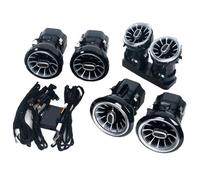 FHCBUTAE Car LED Ambient Light Turbine Air Outlet Vent For Mercedes For Benz G-Class AMG W463 W464 G63 G550 G500 Car AC Vent Outlet(Front and Rear)