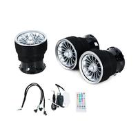 FHCBUTAE Car LED Dashboard Air Conditioning Turbine Air Outlet Vents Ambient Light For F&ord For Mustang 2015 2016 2017 2018 2019 2020 2021 Car AC Vent Outlet(NEW)