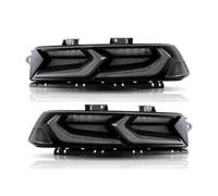 FHCBUTAE Car Taillights For Chevrolet For Camaro C8 2014-2015 Full Dynamic Turn Signal Light Tail Lamp Assembly(Smoke)