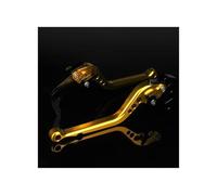 FHCBUTAE for KYMCO for Super Dink 125 300 300I for Superdink 125 2009 2010 2011 2012 CNC Short/Long Motorcycle Adjustable Brake Clutch Lever(177mm Gold)