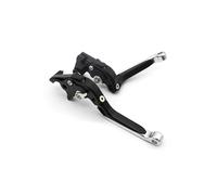 FHCBUTAE for KYMCO for Super Dink 125 300 300I for Superdink 125 2009 2010 2011 2012 CNC Short/Long Motorcycle Adjustable Brake Clutch Lever(Fold Extend Silver)