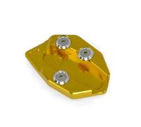 FHCBUTAE For TMAX530 2012-2017 Motorcycle Kickstand Foot Side Stand Extension Pad Support Plate(Gold)