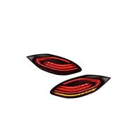 FHCBUTAE Full Lights For Porsche For Panamera 2010 2011 2012 2013 Rear Tail Lamp Auto Accessories Sequential Turn Signal(Smoke)