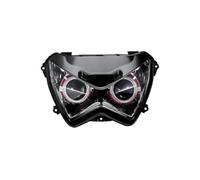 FHCBUTAE LED Headlight Eye HID Projector Assembly For Z800 Z250 2013 2014 2015 2016 2017 Front Headlight(Red)