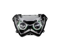 FHCBUTAE LED Headlight Eye HID Projector Assembly For Z800 Z250 2013 2014 2015 2016 2017 Front Headlight(Green)