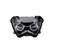 FHCBUTAE LED Headlight Eye HID Projector Assembly For Z800 Z250 2013 2014 2015 2016 2017 Front Headlight(Blue)