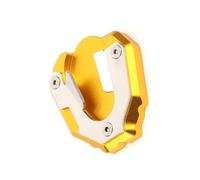 FHCBUTAE Motorcycle Kickstand Extender Foot Side Stand Extension Pad For Tiger 1200 GT For Explorer 2023(Gold)