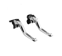 FHCBUTAE Short Brake Clutch Levers Adjustable Parking Handle Set for CB750 for Hornet 2023-2024 CB 750 Motorcycle CNC Accessories(B-Silver)