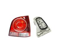 FHCBUTAE Tail Light For VW For POLO 9N 9N3 2009 2008 2001-2010 Rear Bumper Fog Light Accessories Hatchback Brake Stop Lamp Lights(Bulb holder(red),Only 1 Left)